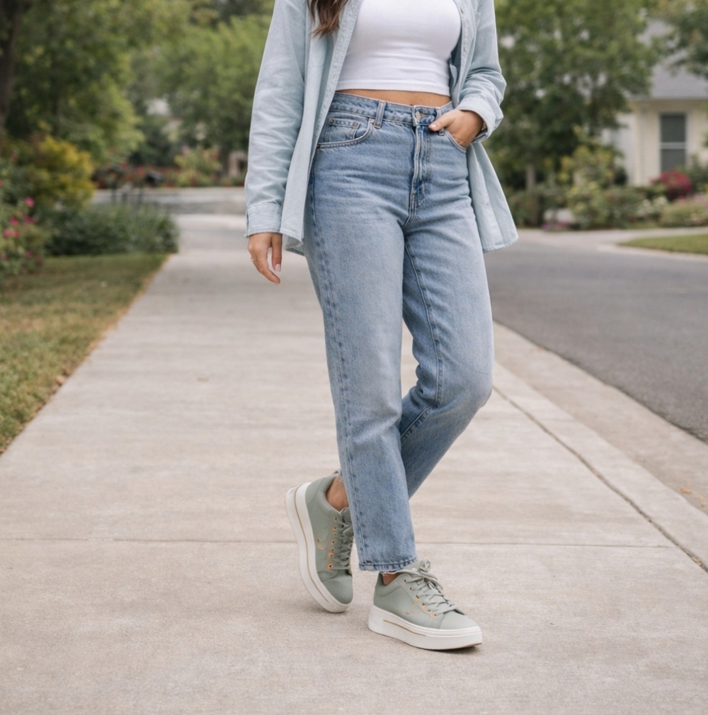 NWT! Skechers x Snoop Dogg Slip-Ins Sage Green Platform Sneakers ✨ Rose Gold • - Picture 8 of 8